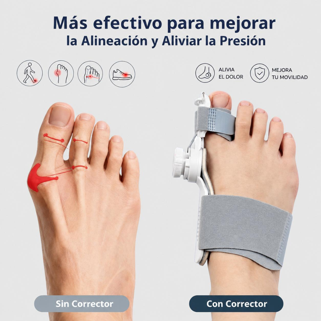 Corrector Ajustable para Alivio de Juanetes