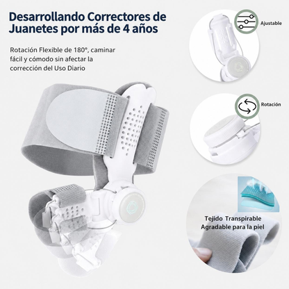 Corrector Ajustable para Alivio de Juanetes