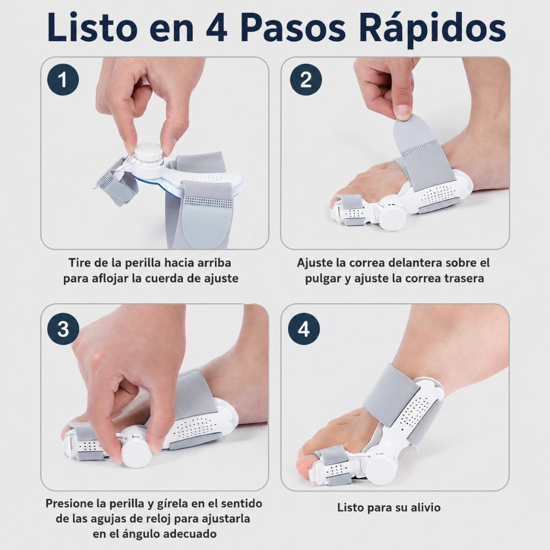 Corrector Ajustable para Alivio de Juanetes