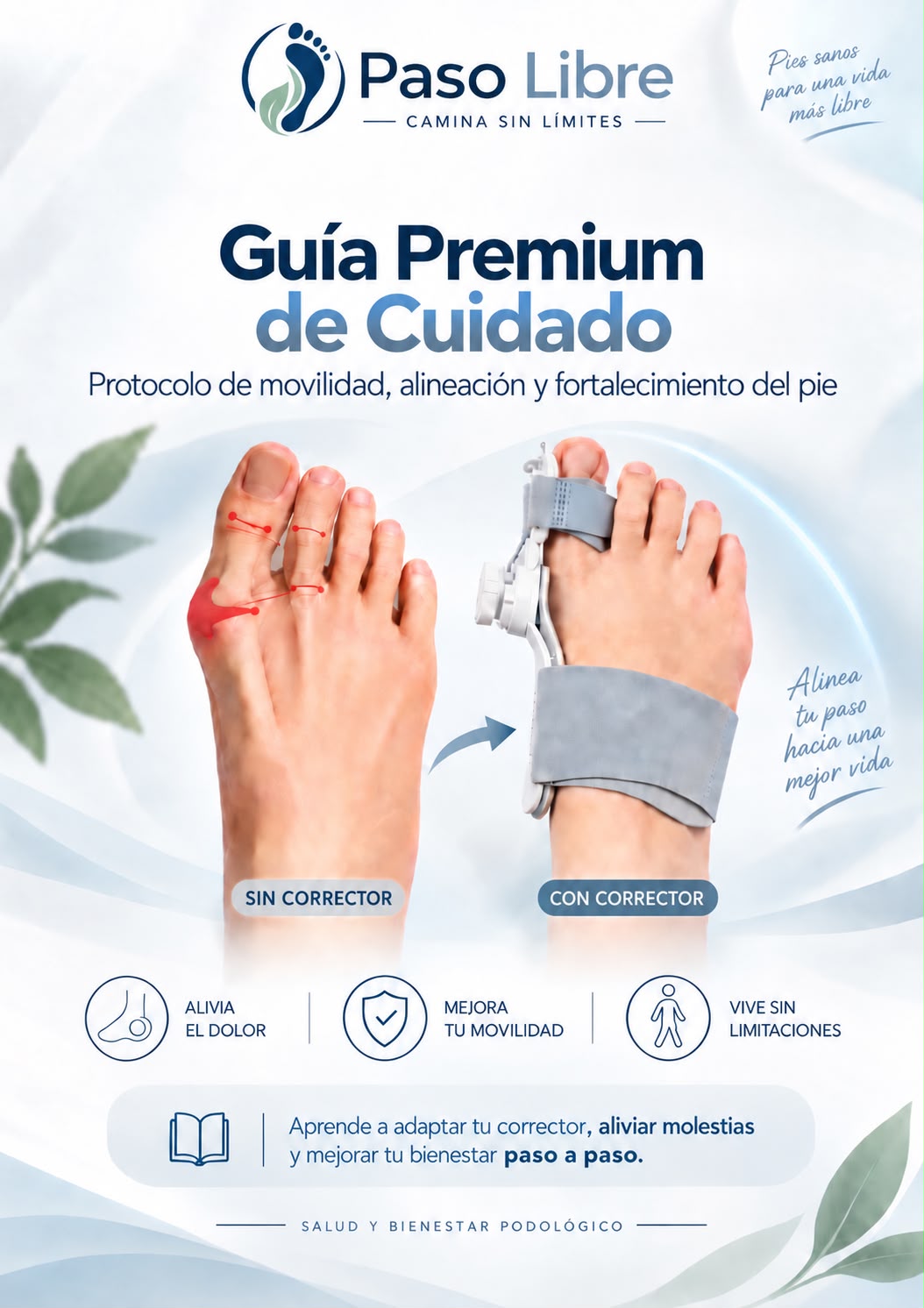 🎁 Guía rápida: Alivia y frena el juanete 👣